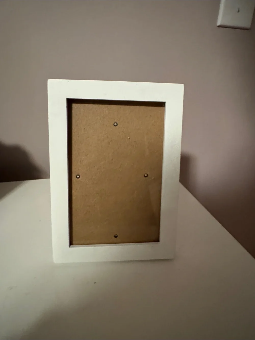 4x6 Made By Design White Wood Picture Frame
